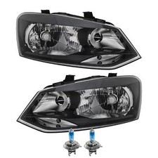 Scheinwerfer Set links rechts inkl. Premium Lampen für VW Polo 6R 6C