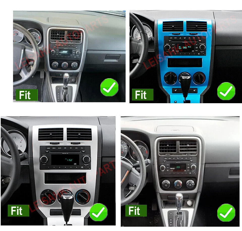 For 2009-2012 Dodge	Caliber Apple Carplay Car Radio NAVI WIFI FM Android 13 32G - image 2 of 4