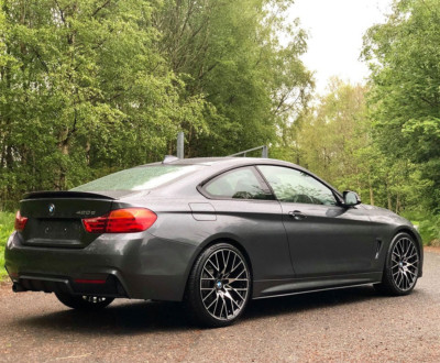 BMW 4ER F32 F33 F36 GLANZ SCHWARZ M PERFORMANCE BODY KIT