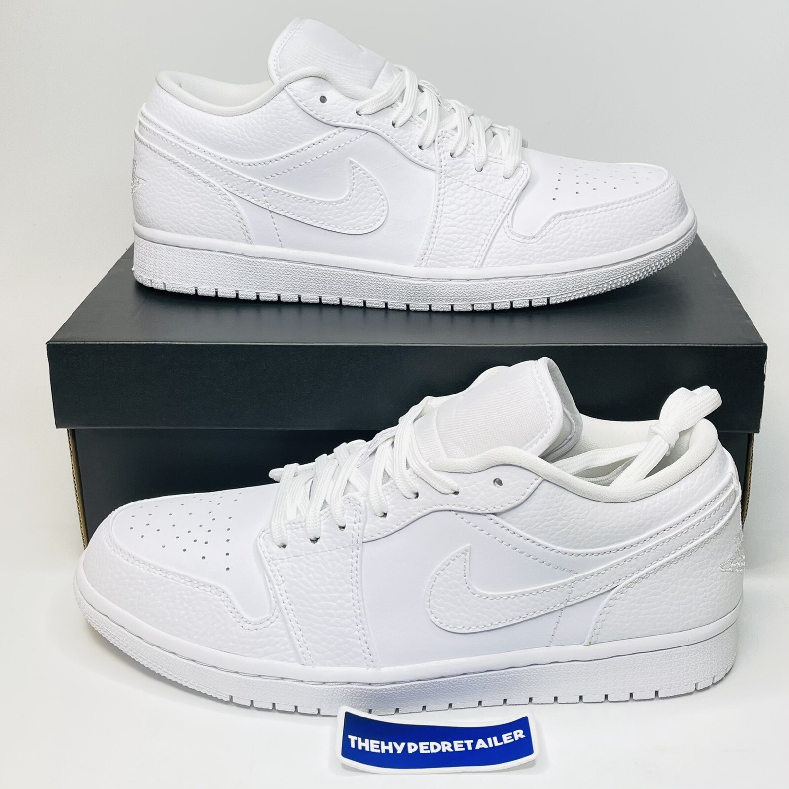air jordan 1 retro low triple white