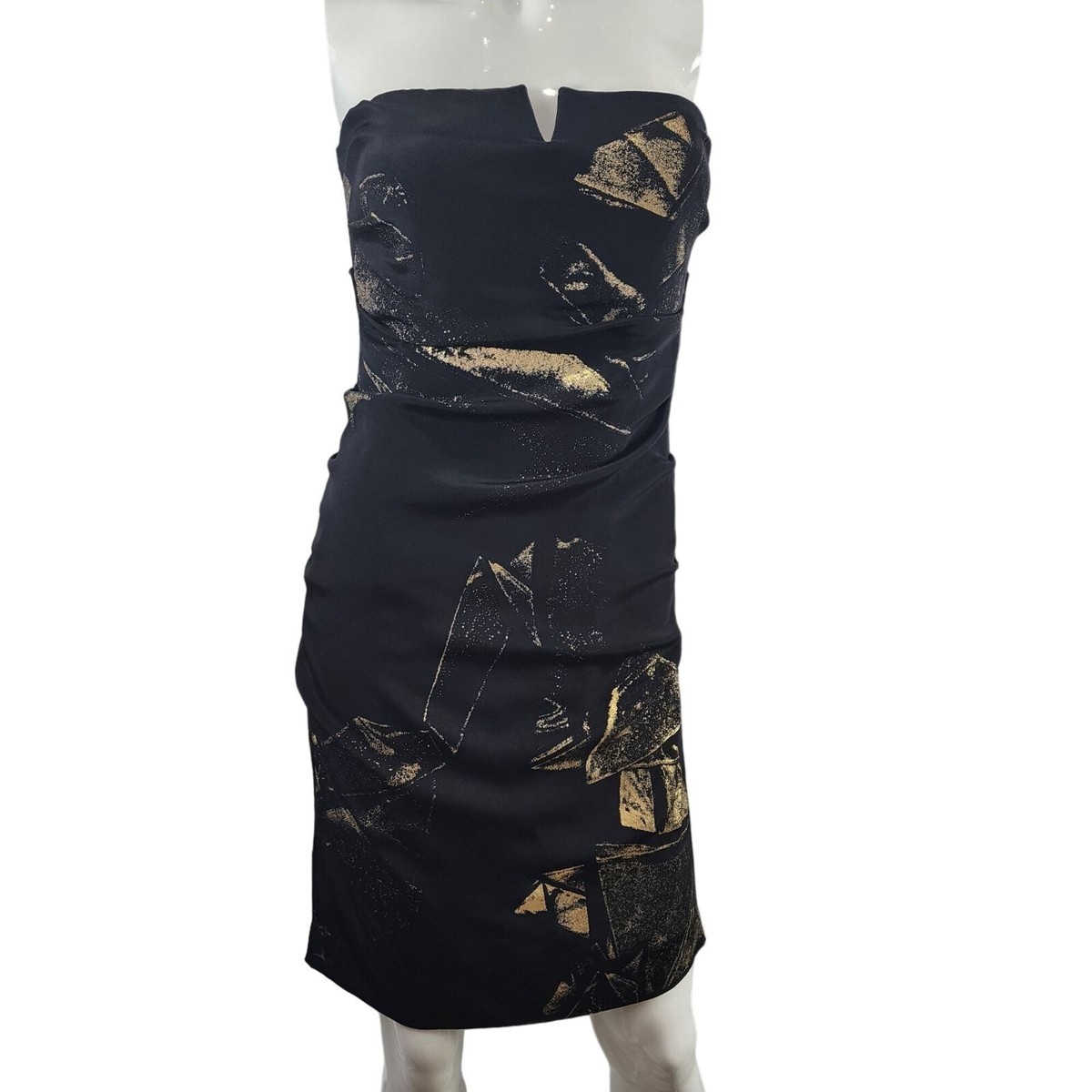 nicole miller black strapless dress 90s Nicole Miller Little Black Dress main image 0