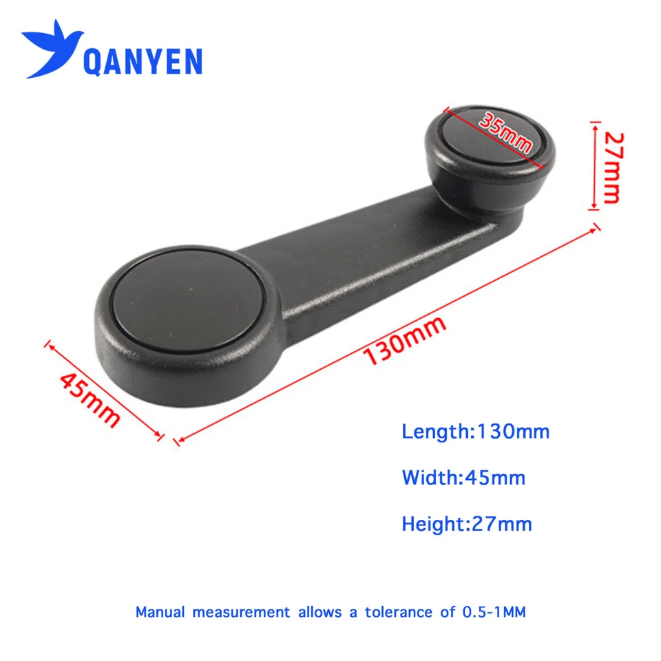 Fit for Ford Transit Connect Fiesta Focus Window Crank Winder Handle OE:1041708 - Image 2 of 4