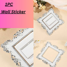 Resin Acrylic Light Switch Surround Stickers Single Socket  Panel