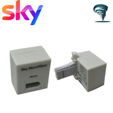 Sky Microfilter RJ11 Sky Hub Phone Broadband ADSL Locking Original New Branded