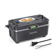 Cleartide Condensate HVAC Pump, Ultra-Quiet 25dB, 1/30 HP 135 GPH, Automatic ...