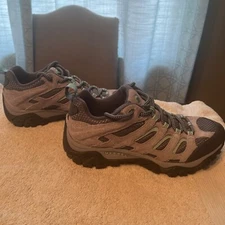 Merrell - Moab 2 Waterproof Drizzle Mint vibram Hiking Shoes Size 7.5 Womens
