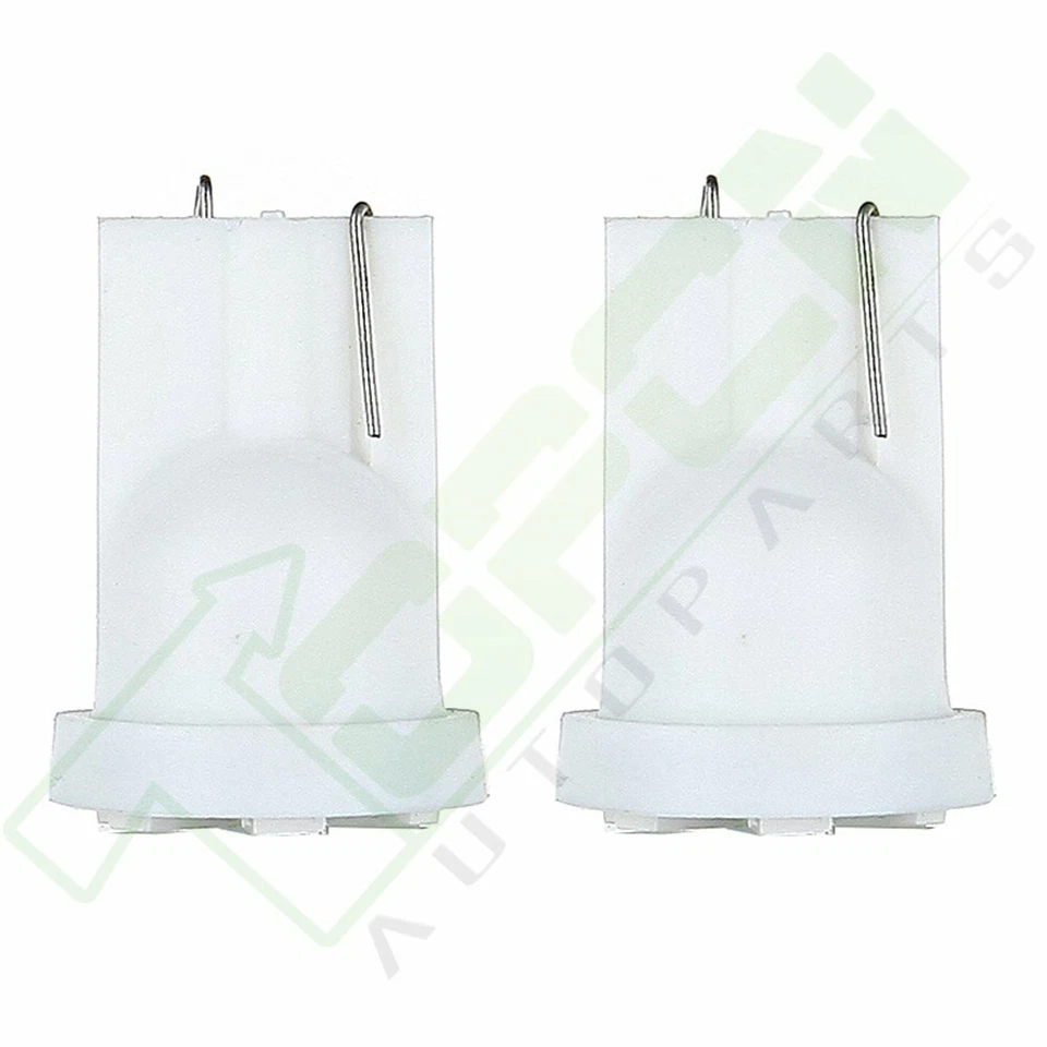 10pcs White T10 Gauge Cluster Instrument Speedometer LED Light Bulbs w/ Socket - Image 3 of 4