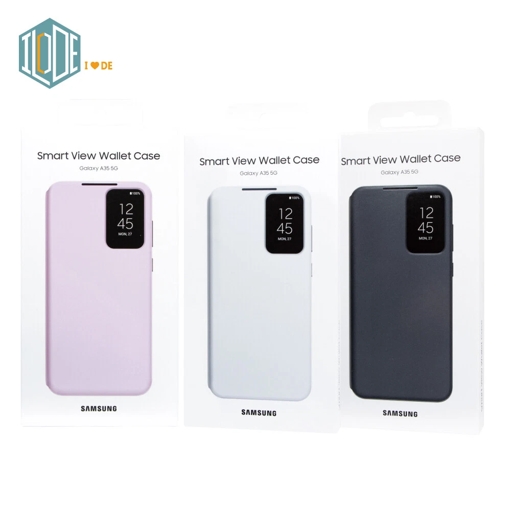 Original Samsung Official Galaxy A35 5G Smart View Wallet Case (EF