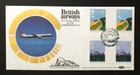 British Airways Commonwealth Flown To Gibraltar 1983 Benham Commemorative FDC