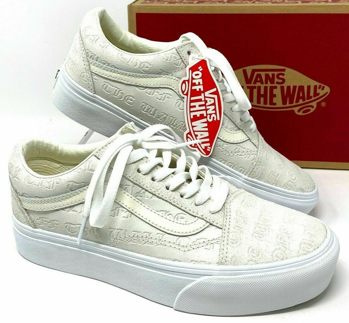 VANS DEBOSS OTW OLD SKOOL PLATFORM Women’s SIZE 10 NEW VN0A3B3U4TE