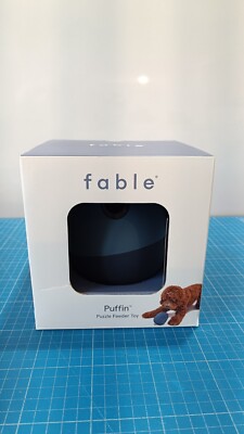 Fable Puffin Puzzle Feeder Toy Navy