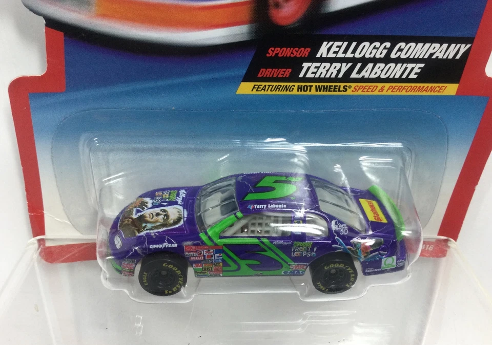 Hot Wheels 1997 Pro Racing Terry LaBonte Kellog Chevrolet Monte Carlo Goodyear - Image 2 of 4
