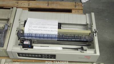 OKI Microline 321 Turbo 9 Pin Wide Format Printer MISSING FRONT & REAR COVER