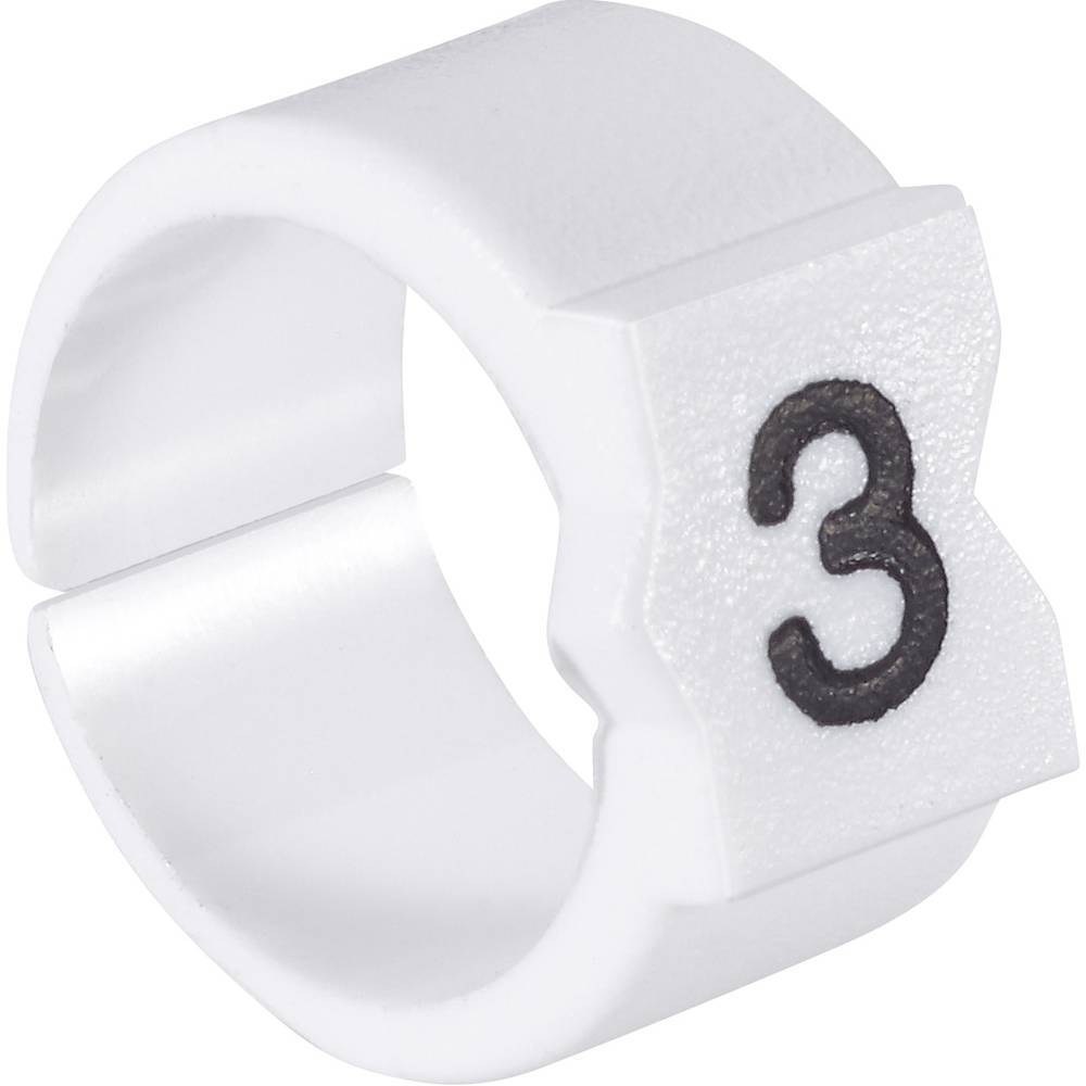 TE Connectivity STD15W-4 Clip segnafili Legenda (segnacavi) 4 Intervallo