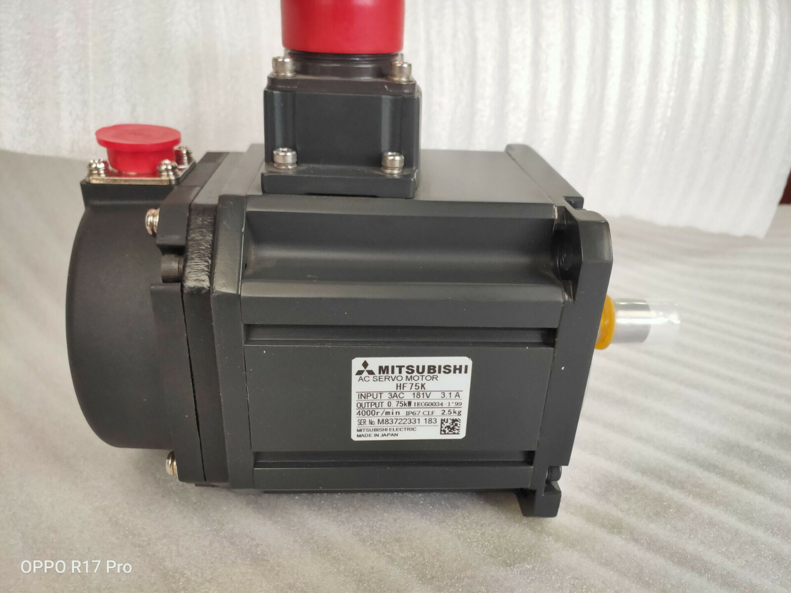 Mitsubishi HF75K-A48 Servo Motor 1PC New Expedited Shipping HF75KA48