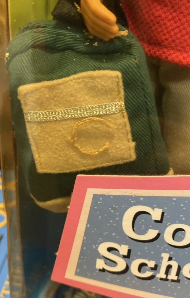 De colección Cool School Ken Barbie 1999 23941 Estudiante Hombre Niño Muñeca Mochila Defectos Foto 2 de 4
