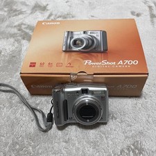 Canon PowerShot A700 Compact Digital Camera Gray Tested Excellent Condition