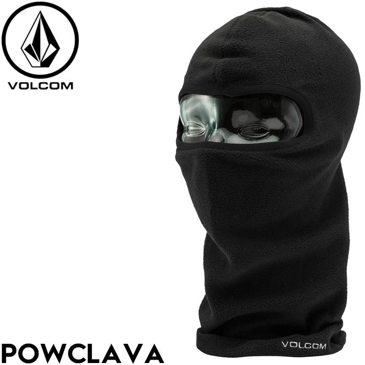 VOLCOM POWCLAVA Balaclava Face Mask J5552602 Black