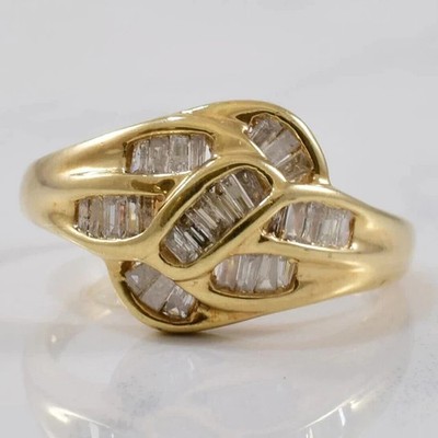 Engagement Anniversary Ring For Her Simulated Diamond 14K Yellow Gold Plated