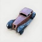 1940/50's Dinky Toys Humber Vogue Two Door Saloon Car in Brown  Black 36c