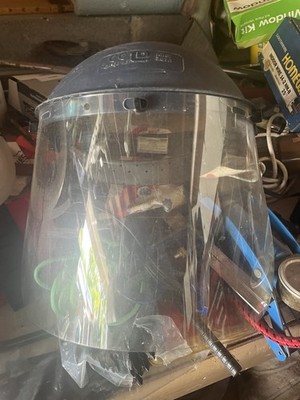 Industrial Full Face Shield Clear Visor with Ratchet Headgear Suspension
