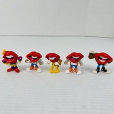 Lot of 5 Vintage 1989 TANG LIPS TRIO General Foods Applause Hardees Toys