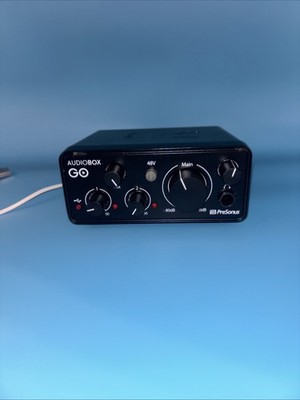 PreSonus AudioBox GO Compact 2x2 USB Audio Interface - Black
