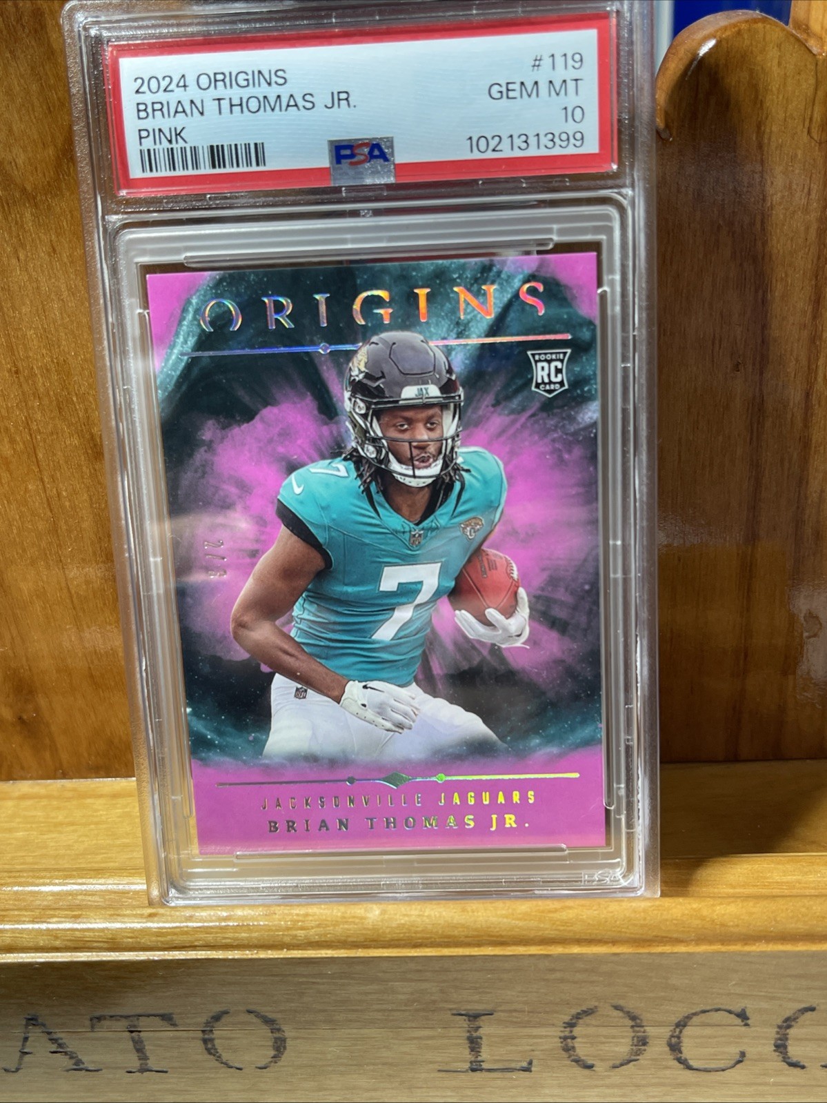 2024 Panini Origins - Rookies Brian Thomas Jr. #119 Pink /3 (RC)
