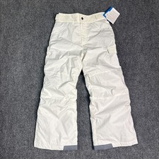 Columbia Kids White Snow Ski Pants Wht Size Small