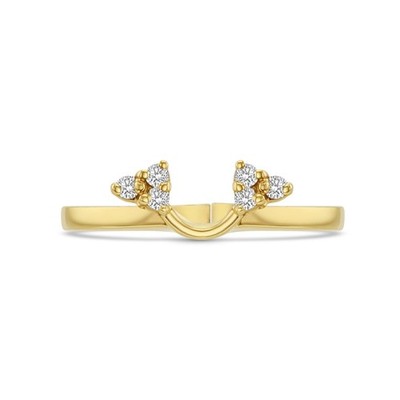 ''U'' geformter Diamantring Umhüllung/Verstärker