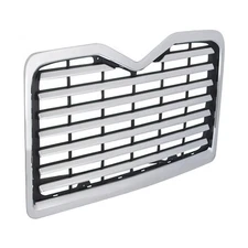 United Pacific 21195 Grille   Chrome, One Piece, Horizontal, Billet, Main, For