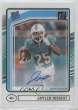 2024 Panini Clearly Donruss Rated Rookie Auto Jaylen Wright #84 Auto o8g
