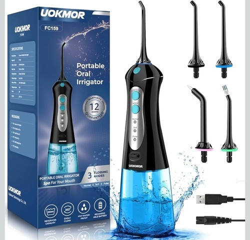 Travel Water Flosser Cordless for Teeth: Adults Dental Oral Irrigator…