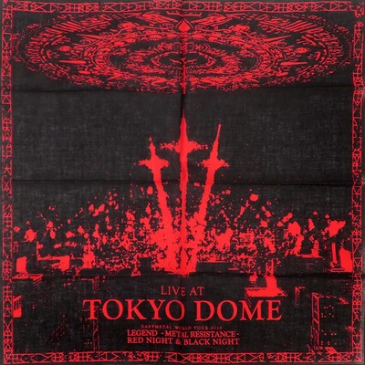 BABYMETAL Bandana Zubehör Non-metallic Ltd Edition Tokyo Dome Live