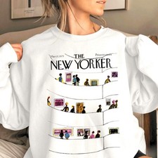 New Yorker Sweatshirt 90s Style New York City Museum Sweater New York Sweatshirt