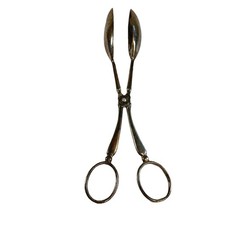 Elegance Silver Plated Zinc Silver Tongs
