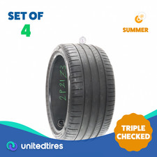 Set Of 4 Used 28530zr20 Pirelli P Zero Pz4 99y - 6-6.532 Set Of 4 Used 28530zr20 Pirelli P Zero Pz4 99y - 6-6.532
