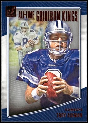2018 Donruss #AGK-4 Troy Aikman All-Time Gridiron Kings E1