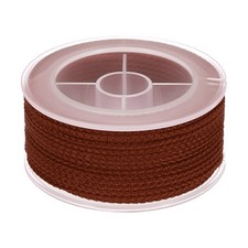 Nylon Thread Twine Beading Cord, 52ft Bracelets String Cord Rope, Light Brown