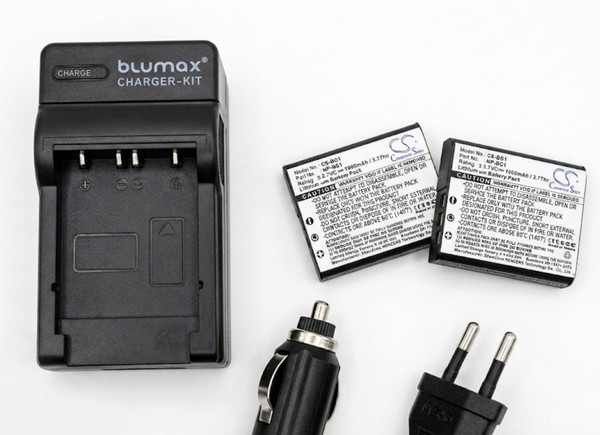 Kit Cargador Blumax 90330 + 2 Baterías Cameron Sino CS-BG1 para Sony NP-BG1 NP-F