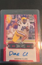 2022 Leaf Draft - Autographs Damone Clark #BA-DC1 Red (AU, RC)