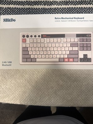8BitDo Retro Mechanical Keyboard Bluetooth 2.4G USB-C Wireless N Edition