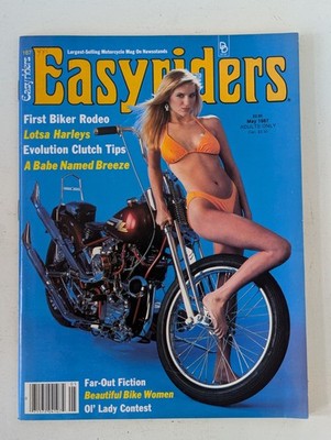 Easyriders 167 May 1987 David Mann Art Centrefold Motorcycle Magazine Vintage