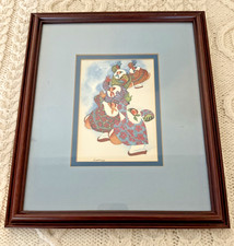 Barbara Lavallee Eskimo Signed Print 1984 Alaska Art 11.5" x 13.5"