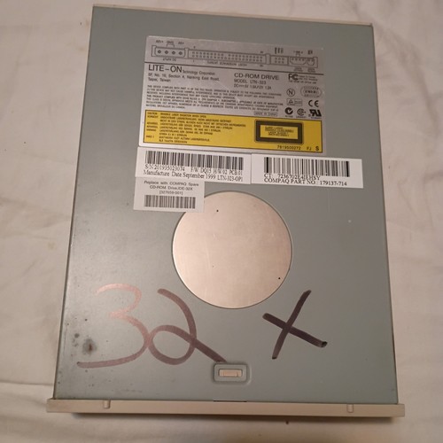 LITE-ON LTN-323 CD-ROM Optical Disc Drive – Beige Bezel