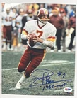 Joe Theismann AUTOGRAPH 8X10 / PSA CERTIFICATION