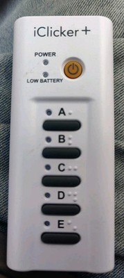 iClicker + Plus Student Response Remote Control Model RLR15