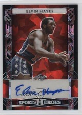 2024 Leaf Metal Sports Heroes Red Crystals 8/9 Elvin Hayes #BA-EH1 Auto HOF 02ti