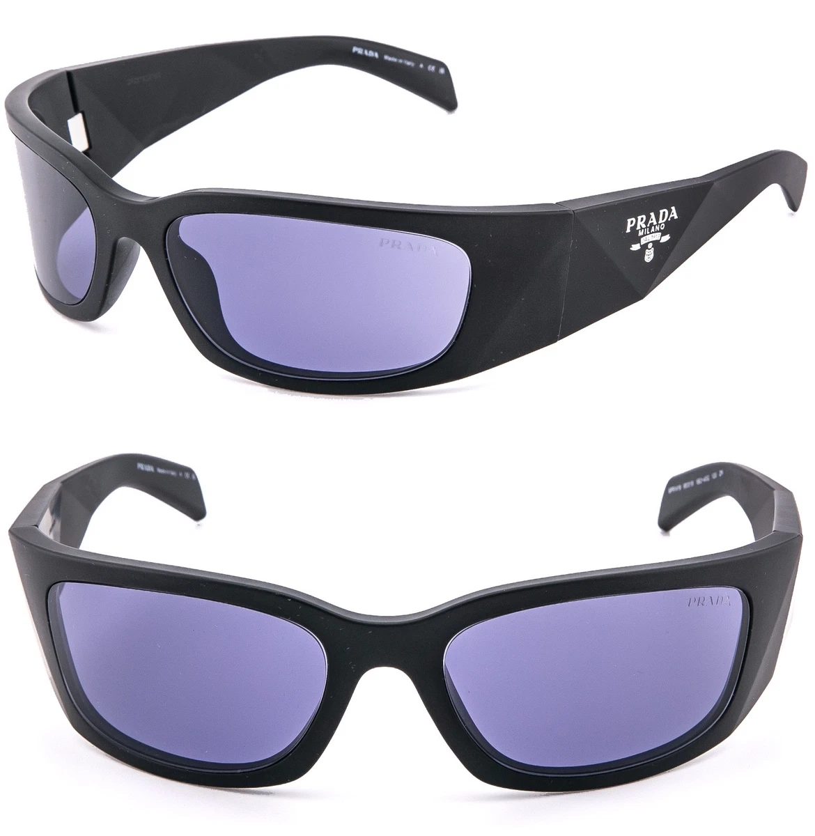PRADA Black Wrap Sunglasses for Women for sale | eBay