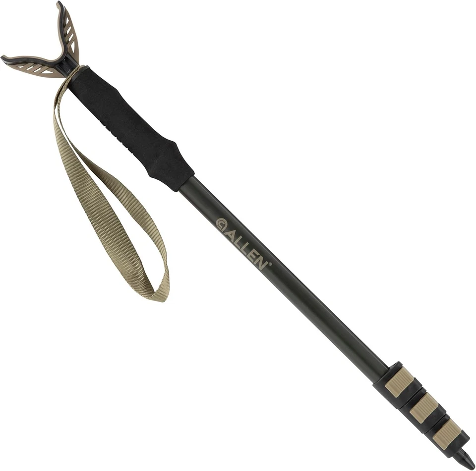 Bastão de tiro monopé ajustável - descanso de arma de alumínio leve e suporte para câmera - Imagem 3 de 4